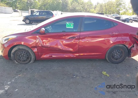 2016 Hyundai Elantra Se from USA, damaged, VIN 5NPDH4AE9GH794165